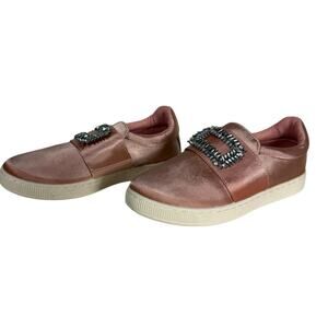 NIB Qupid Shoes Women's Pink With Rhinestones Size 7